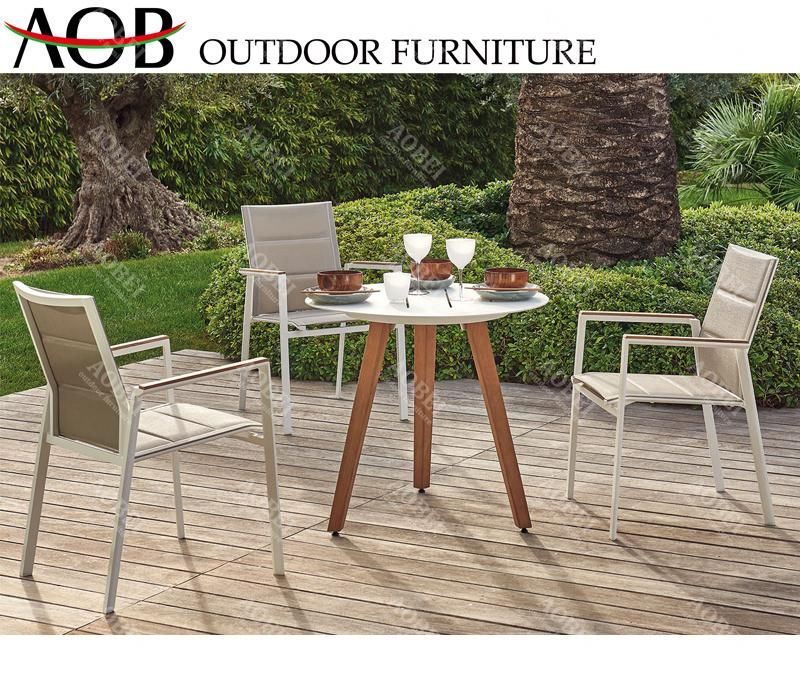 Modern Outdoor Garden Hotel Cafe Bar Restaurant Patio Home Dining Table Fabric Chair Set Furniture