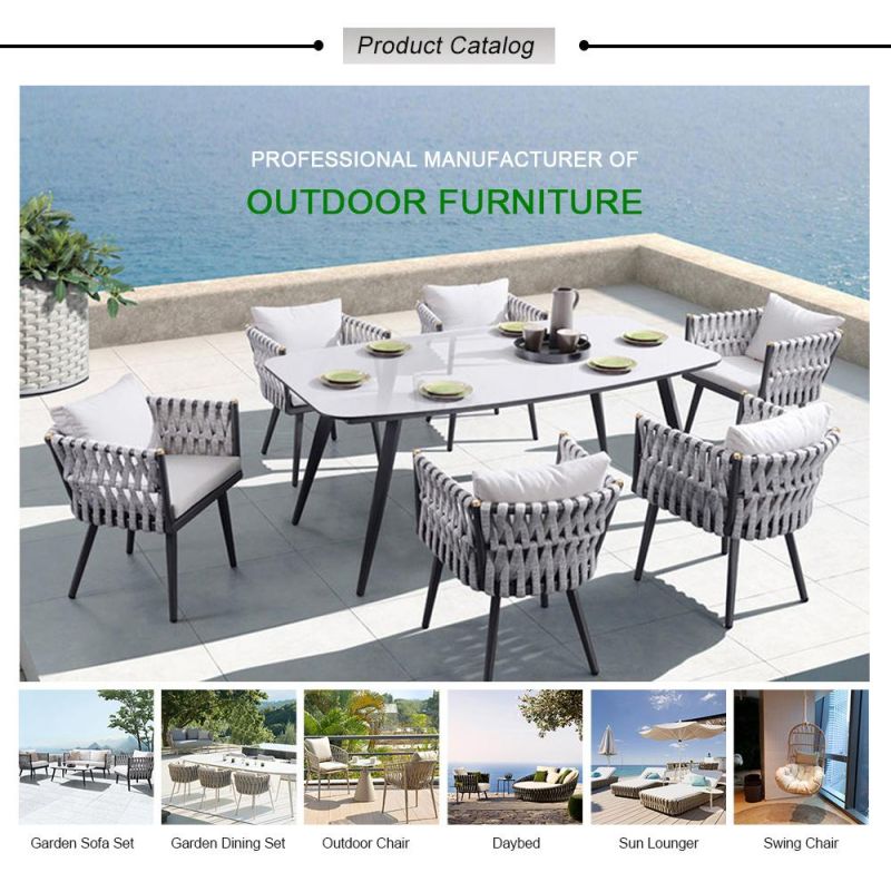 Modern Restaurant and Hotel Leisure Patio Garden Outdoor Sofa Furniture Sets