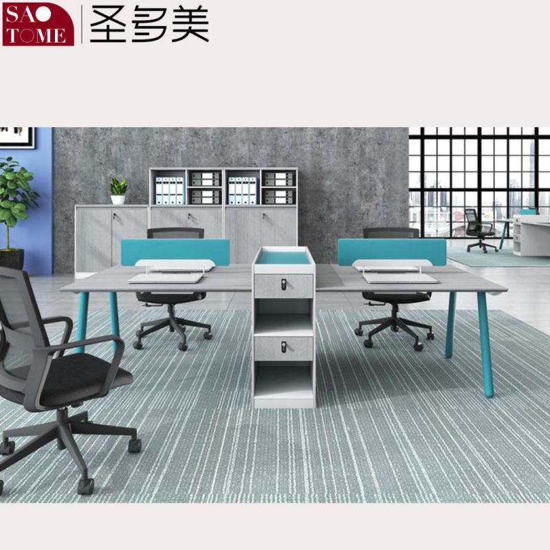 Modern High Quality Office Furniture Computer Desk Office Table Two Seater