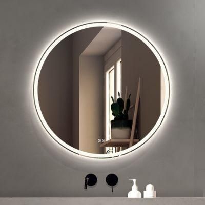 Round LED Smart Makeup Bathroom Mirror