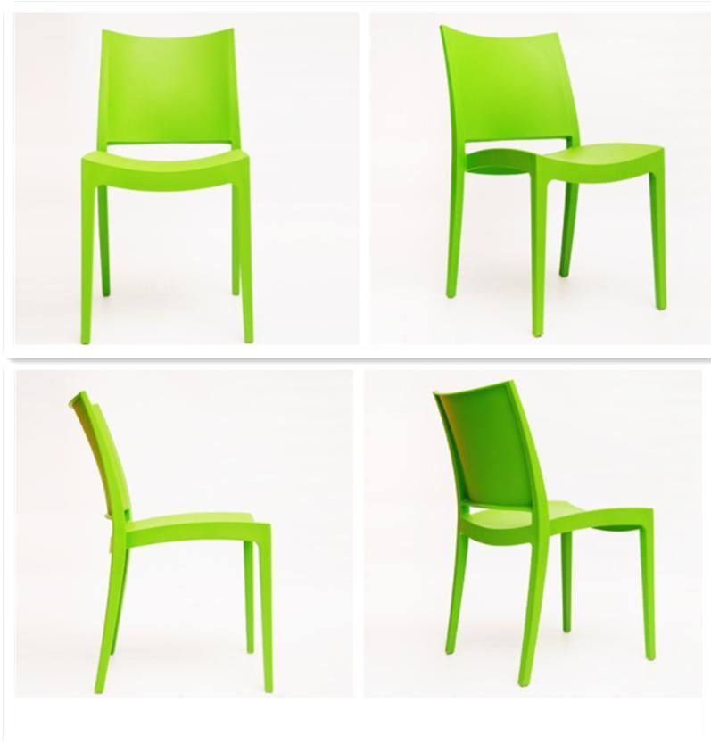 High Quality China Back Breathable Colorful Dining Stackable Plastic Chairs