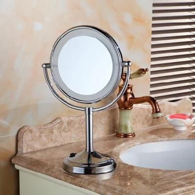 Round 8 Inch Table Glass Mirror Bath Light Mirrors