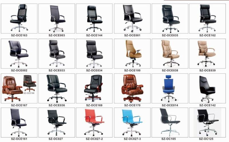 Wooden Office Luxury Real Genuine Leather King CEO Boss Chair