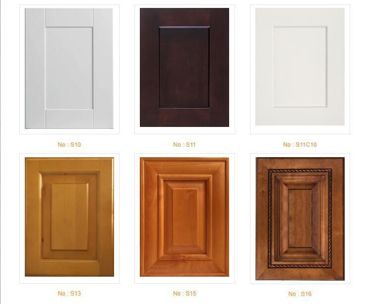 Factory Modern High Quality Lacquered Kitchen Cabinets Solid Wood USA