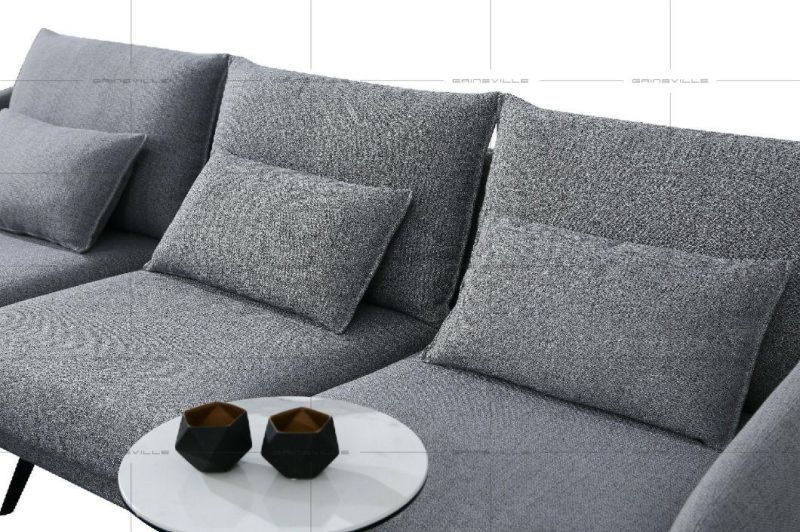 Top Selling Hot Sale Modern Living Room Furniture Modern Sofa Upholstered Fabric Sofa Sectional Sofa in Small Size