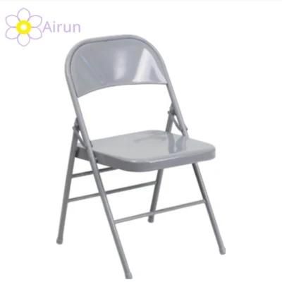 Wholesale Cheap Used Metal Steel Tube Portable Folding Chair