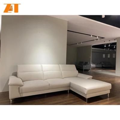 New Model Sectional Leather Corner Sofa L Shape Sofa Make in Leather Modern Living Room Sofa