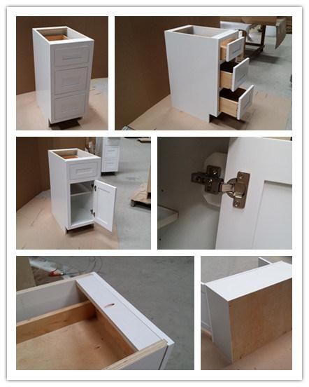 Modern Kitchens Furniture Solid Wood Cabinets Shaker White Factory Directly