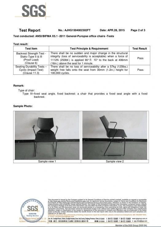 ANSI/BIFMA Standard Quality Modern Green Office Chair