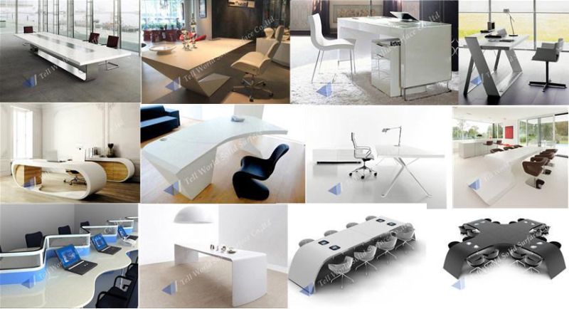 Acrylic Solid Surface Used for Office Table