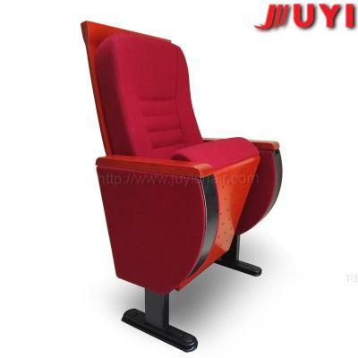 New Design High Density Sponge Ergonomic Fashion Indoor Furniture Comfortable Cinema Solid Wood Armrest Steel Chair