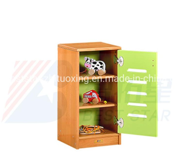 Kids Toy Storage Cabinet, Nursery School, Preschool and Kindergarten, Play Furniture Wood Cabinet, Room Combination Rack, Day Care Furniture Stair Cabinet