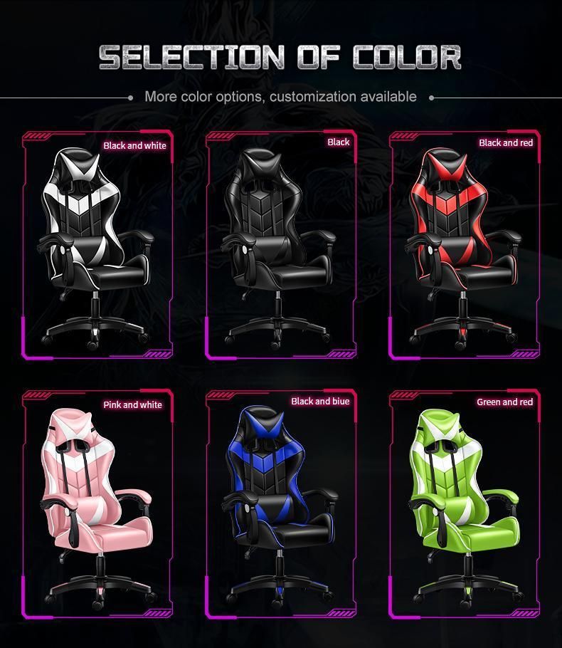 Custom Wholesale PU Leather Swivel Gamer Chair Factory From China