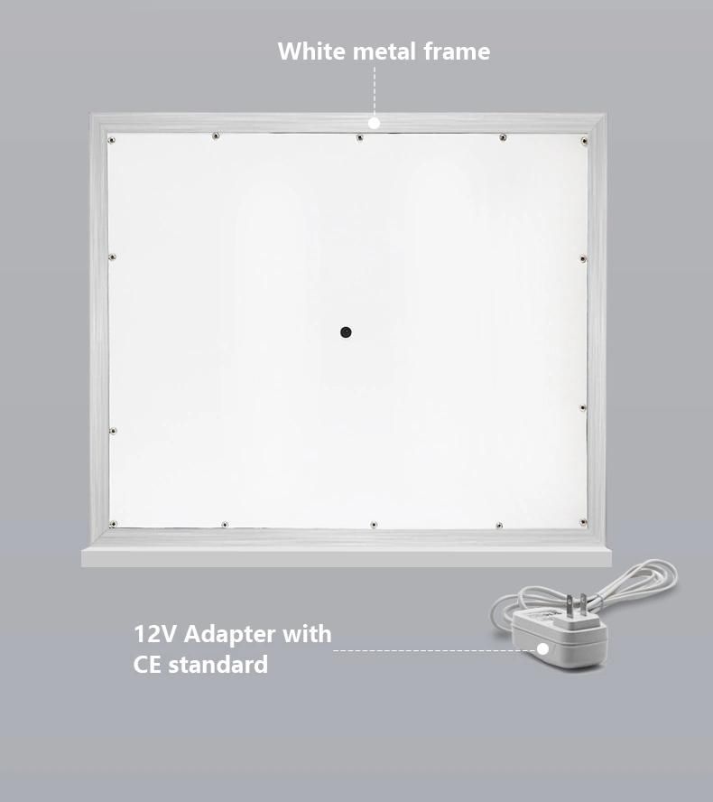 Dimmable Brightness High Definition LED Bathroom Mirror Hollywood Mirror with Touch Sensor