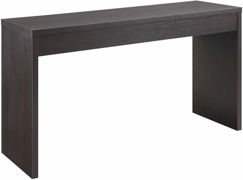 Espresso Hall Console Table Desk with Storage Drawer