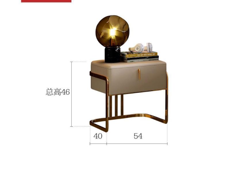 Fashion High-End Modern Bedroom Furniture Bedside Table