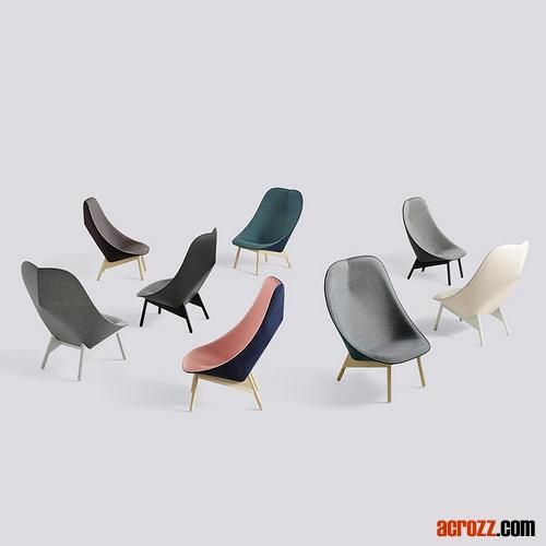 New Modern Design Uchiwa Chair Fiberglass Sofa Hotel Living Room Leisure Furniture