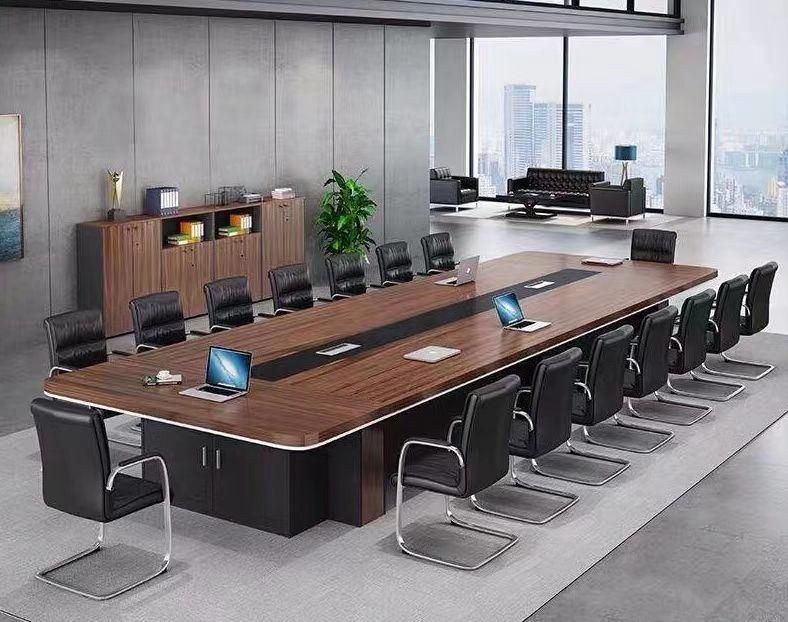 High End White Office Furniture Conference Table Boardroom Meeting Table