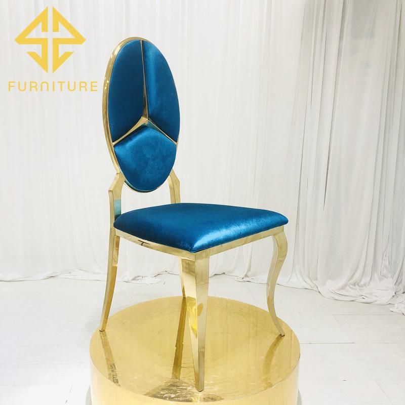 Light Luxury Nordic Gold Stainless Steel Dining Chair Simple Modern Fashion Leisure European Hotel Dining Room Table Chair