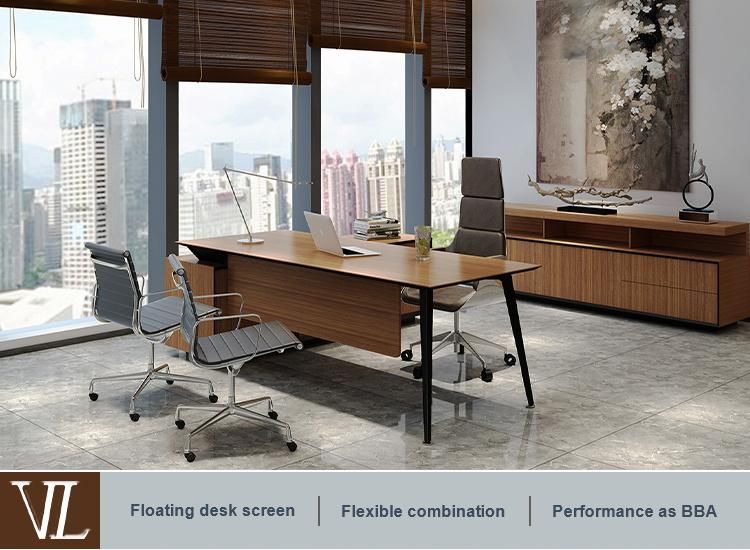 Modern Office Furniture Wooden Table Desk L Shaped Office Executive Desk