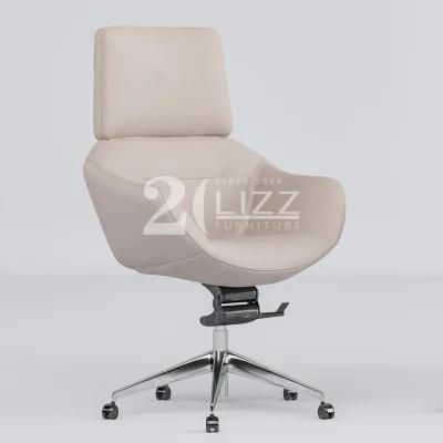 Modern Commercial Style Simple Home Furniture Italian Design Office Leisure Adjustable Chair with Table