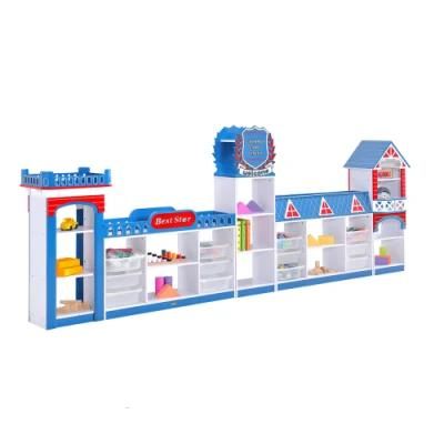 Kindergarten and Preschool Cabinet, Playroom Combination Cabinet, Multi-Function Wooden Cabinet, Kids Room Cabinet, Children Toy Storage Cabinet