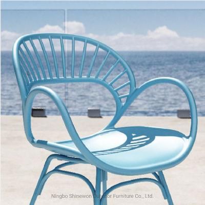 Rikayard High Quality Modern Cheap Wholesale Greenville Dining Arm PP Plastic Chair