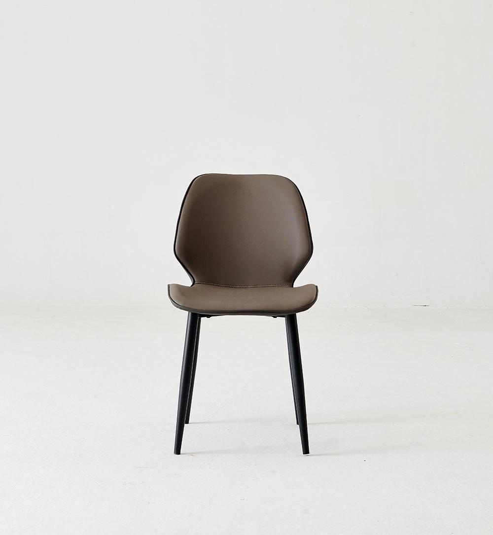 Home Furniture Modern Brown Shell-Shaped Dining Chair