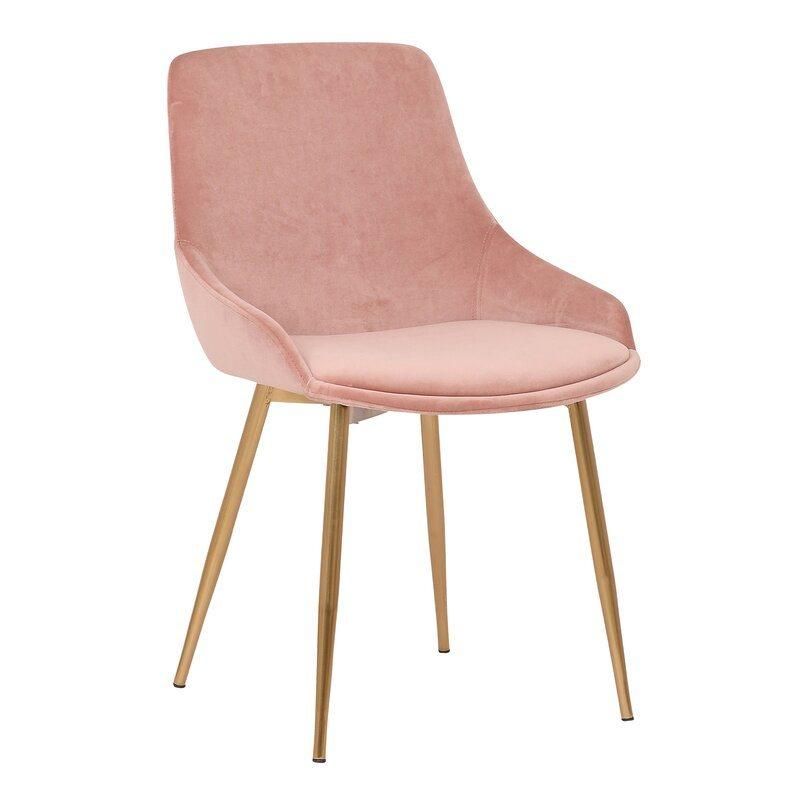 Popular Design Furniture Modern Hotel Dining Chair with Velvet Fabric