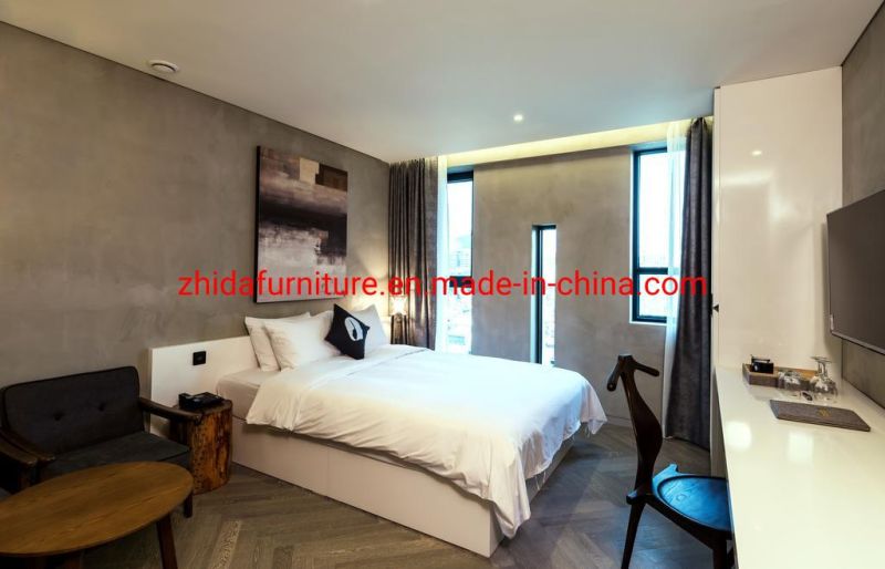 Foshan Factory Wholesale Modern 5 Star Hotel Apartment Villa Furniture Bedroom Living Room Furniture Double King Size Bed