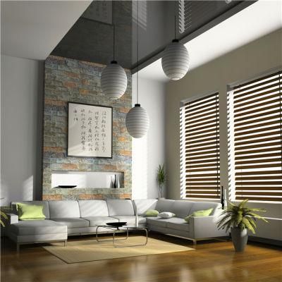 Solid Basswood Wooden Window Venetian Blinds