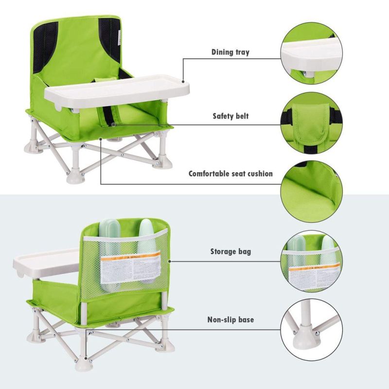 Multifunctional Outdoor Dining Chair Baby Folding Chair Baby Picnic Chair Children Folding Chair Metal Portable Chair Children Picnic Chair Beach Chair Aluminum