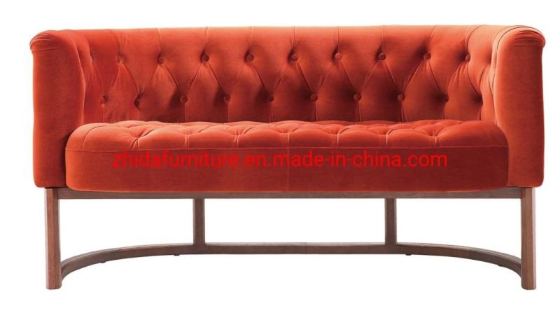 Artistic Hotel Arc Sofa Villa Creative Living Room Fabric Sofa