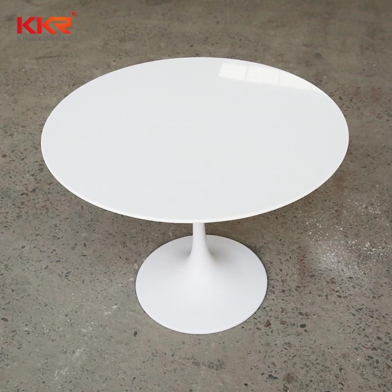 Polyester Resin Stone Tables for Coffee Shop