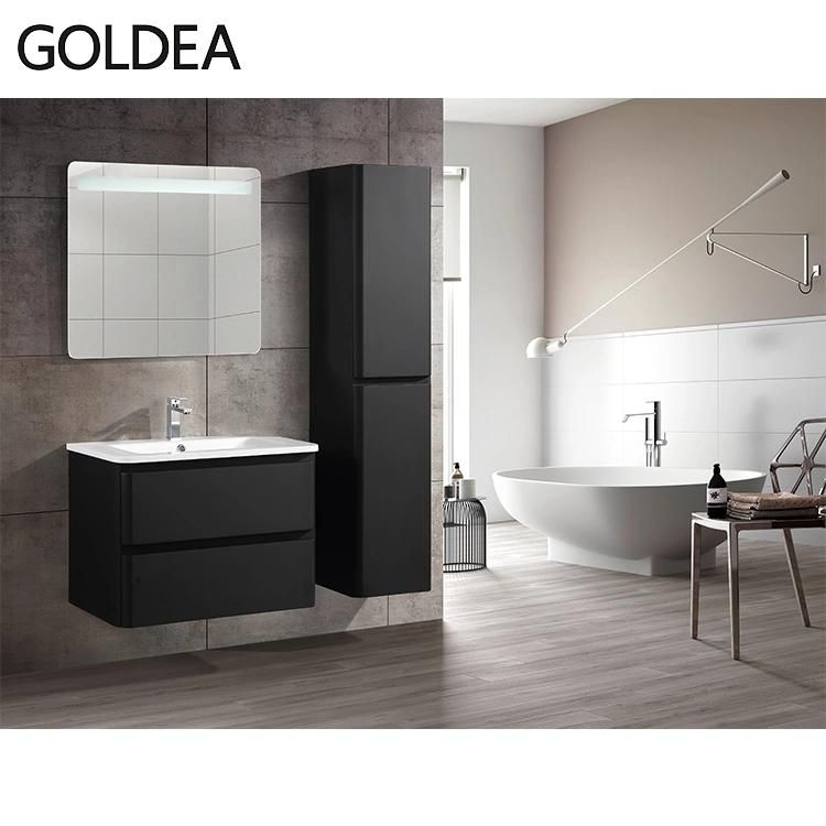 Fashion Modern New Luxury for Solid Wood Basin Bathroom Vanity Vanities Cabinet