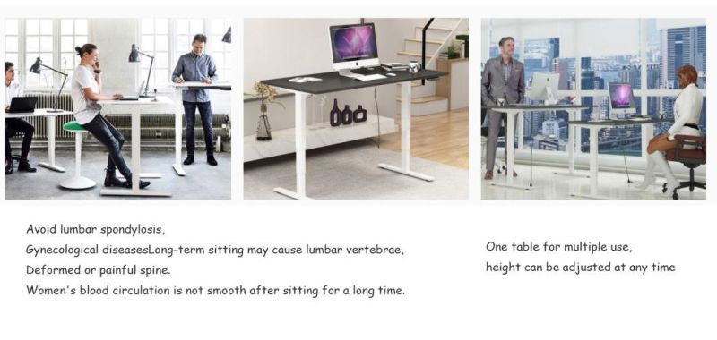 Chinese Manufacturers Low Price Simple Fashion Hand Lift Table Computer Desk Learning Desk Office Desk Writing Table