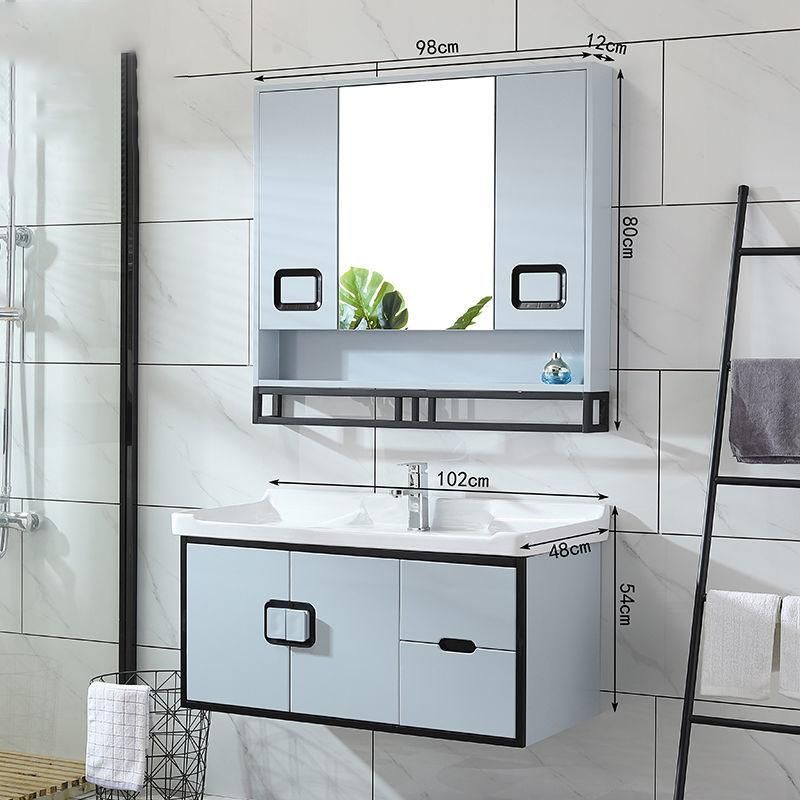 Modern Waterproof Wall Mounted Cabinet Bathroom Vanity with Mirror