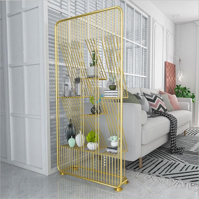 Modern Minimalist Porch Partition Wall Bedroom Space Saving Bookshelf 0528