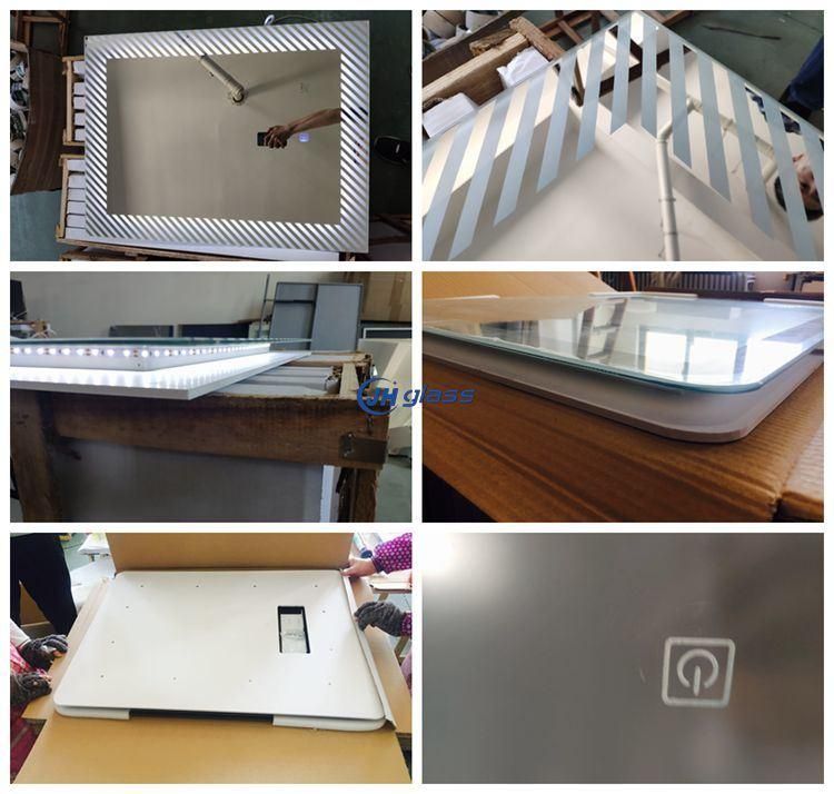 China Factory Made Warm White Light LED Mirror for Bathroom Decoration