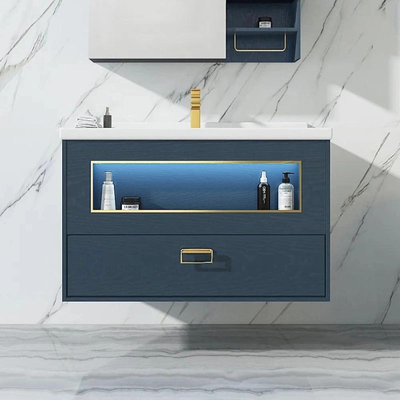 Modern Design Plywood Bathroom Cabinets Furniture with Mirror