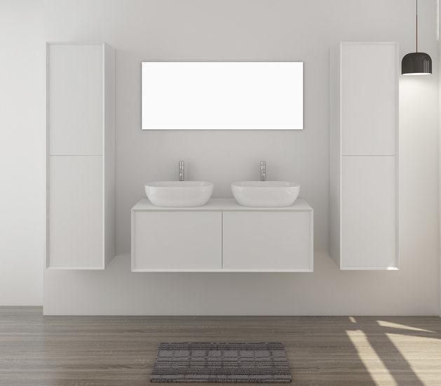 Simple and Luxury Wall Mounted Cabinet Bathroom Vanity with Cheap Price