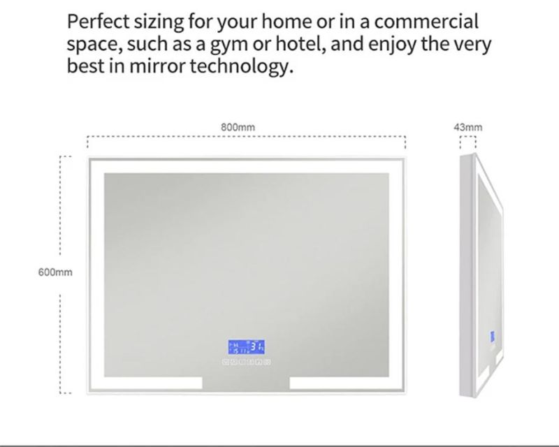 Wholesale Modern Smart Home Wall Mounted LED Bathroom Mirror