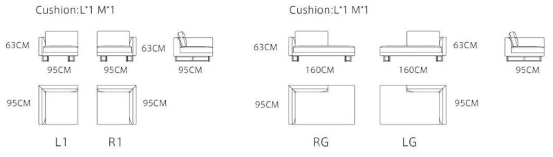 High Quality Zhida Luxury Home Furniture Modern Villa Living Room Solid Wood Leg Sofa Sectional Modular Fabric L Shape Sofa for Hotel Project