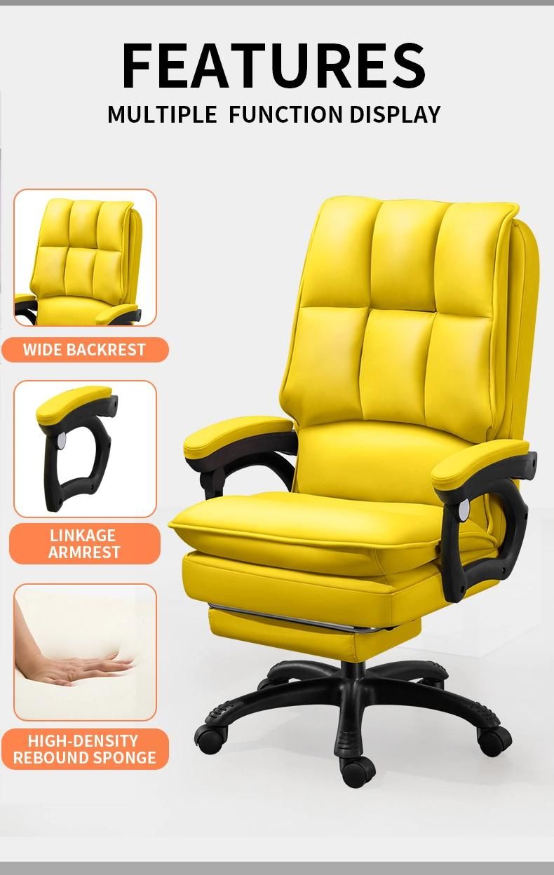 High Back Heavy Duty PU Leather Ergonomic Swivel Office Chair