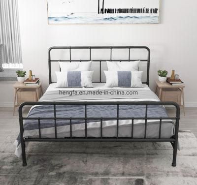 Modern Multifunctional Foldable Bedroom Furniture Save Space Iron Bed