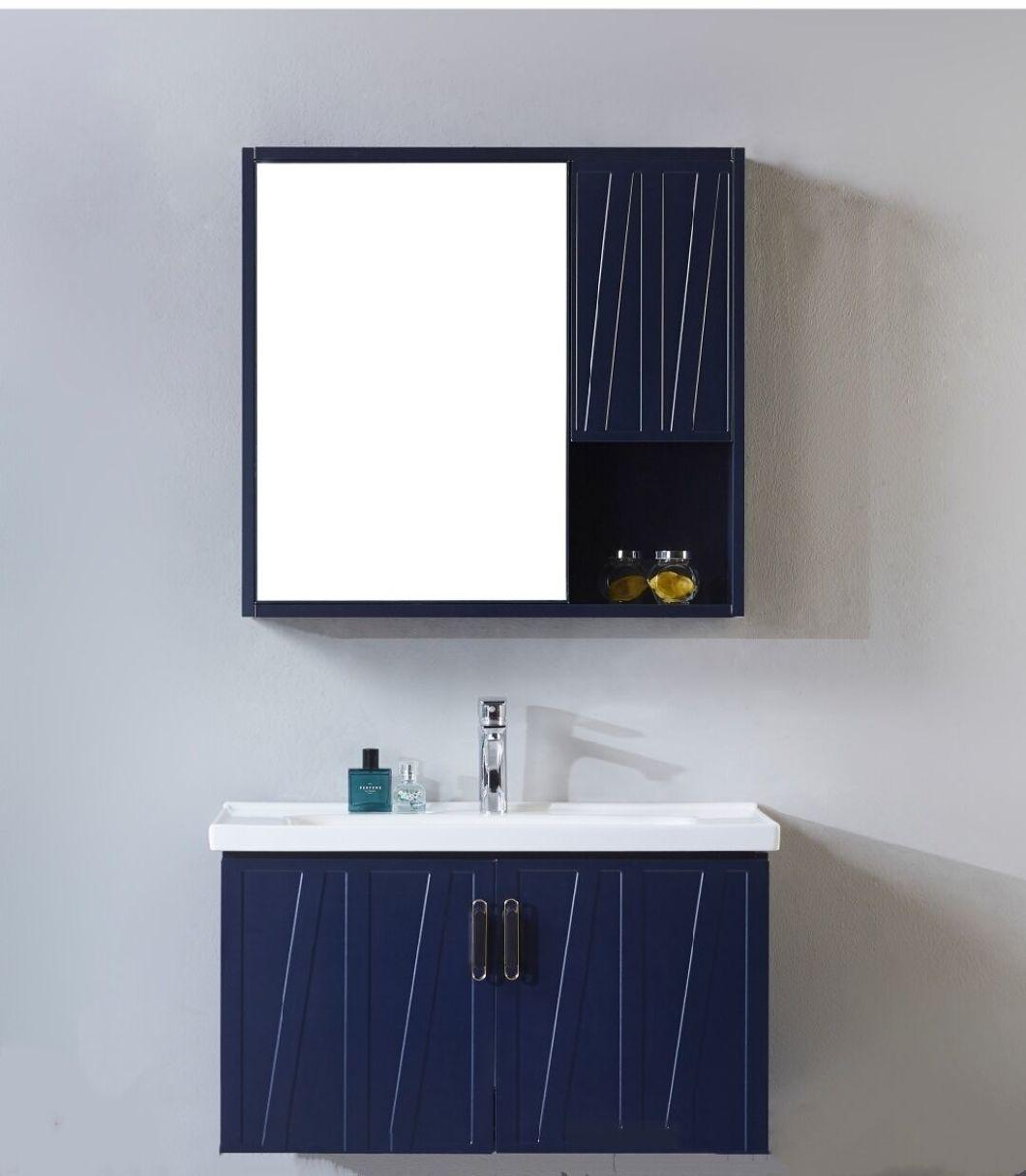 New Style Stainless Steel Bathroom Cabinet Mirror with Ceramic or Stone