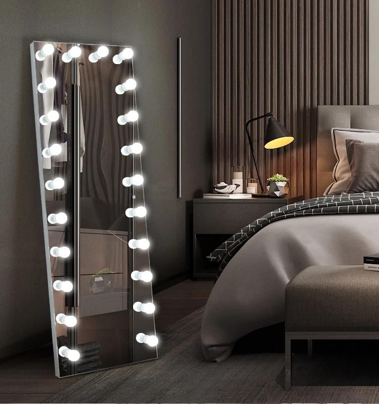 Full Length Floor Mirror Aluminum Frame Dressing Mirror