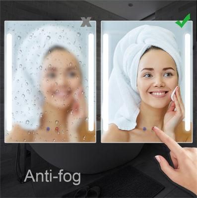 Hotel Modern Decoration Touch Screen LED Bathroom Mirror China Supplier