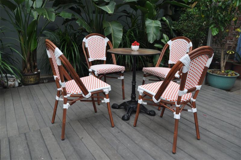 High Quality Custom Leisure Home Modern Cast Aluminium Modern Patio Garden Outdoor Dining Chair