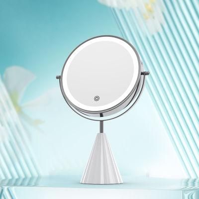 Jyd Mirror Stand Round Vanity Desktop Makeup Mirror 1/10X Magnifying